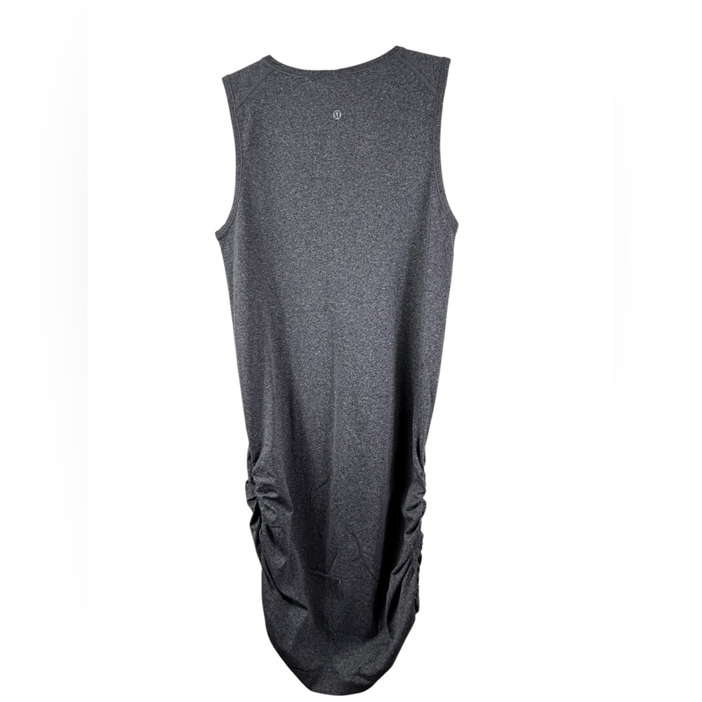 lululemon athletica in the flow Sleeveless Heather Gray Mini Dress - Picture 7 of 10